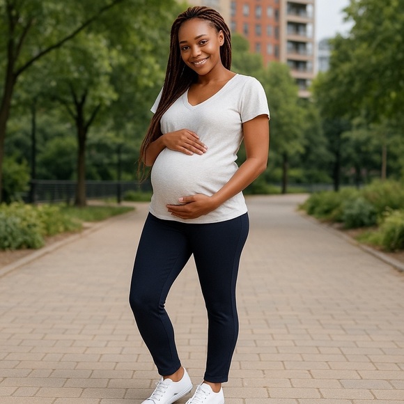 Liz Lange Women’s Maternity Jegging XXL Dark Blue - Picture 1 of 9